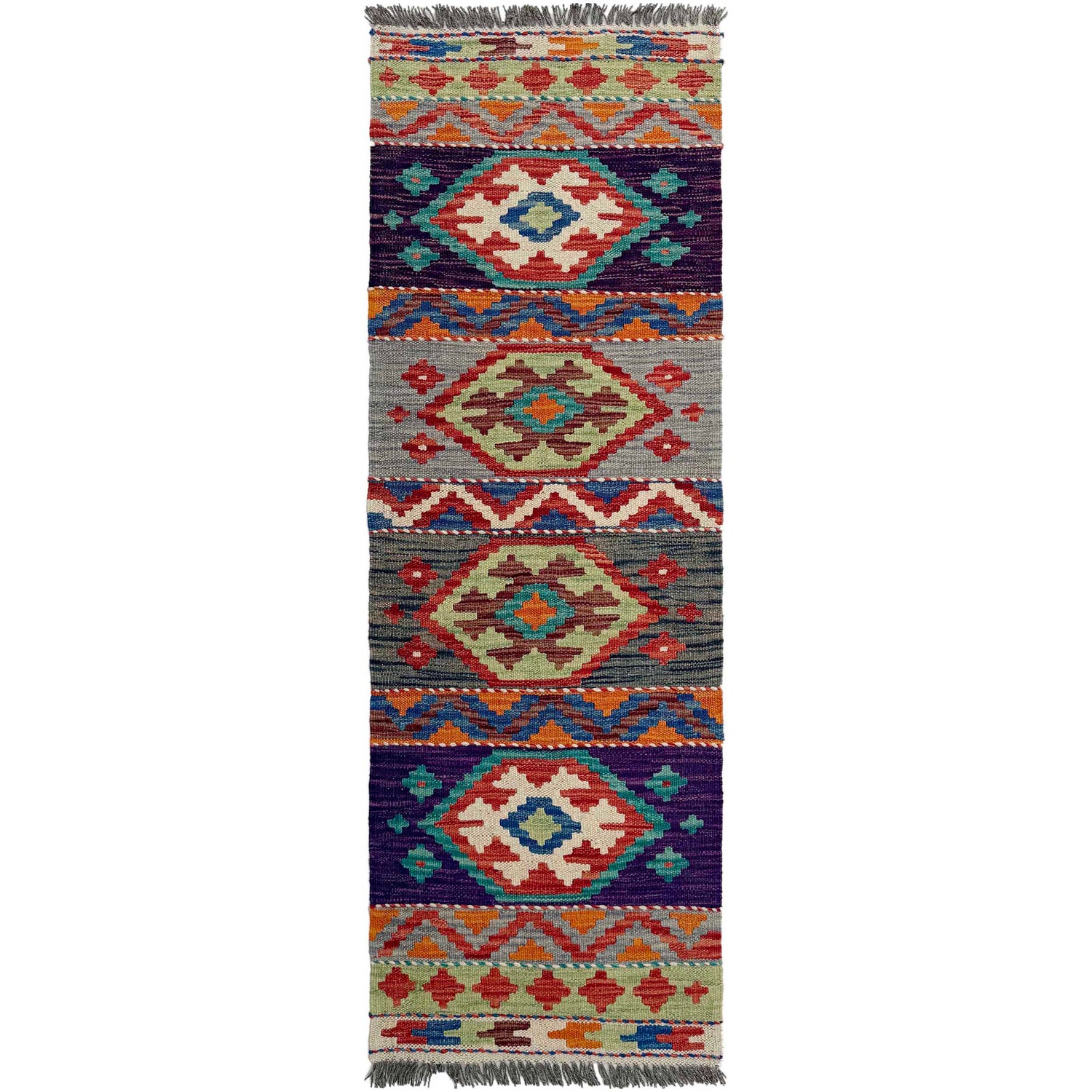 Vegetable Kelim Runner 1' 7" x 4' 9" (ft)- No. P37260