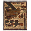 Ivory War Rug 1' 8 x 2' 5 (ft) - No. R16123