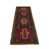 Hand Knotted Baluchi Runner 2' 1" x 6' 7" (ft) - No. R18327