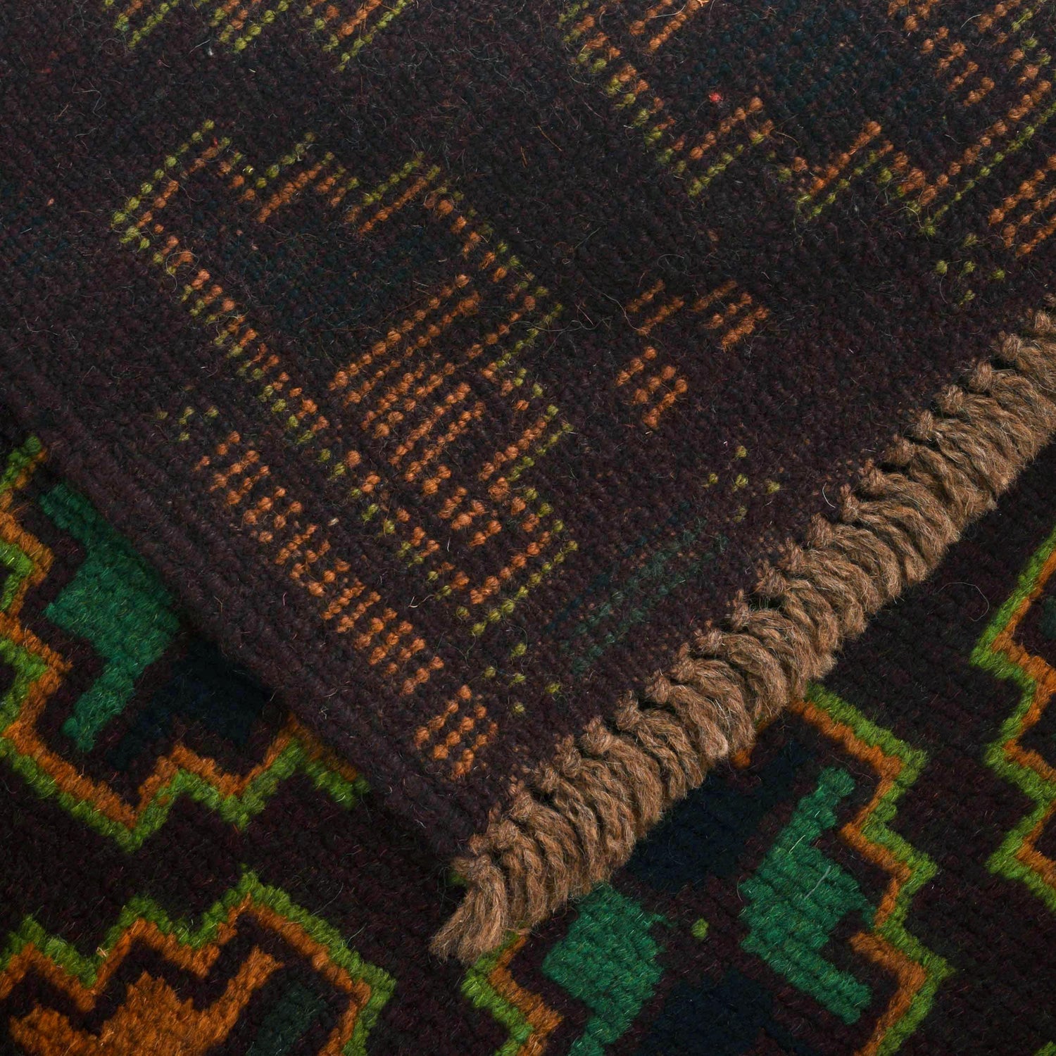 Hand Knotted Baluchi Runner 2' 4" x 6' 8" (ft) - No. R18335