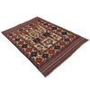 Handwoven Barjesta Kilim Rug 4' 2 x 6' 1 (ft) - No. R22039