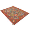 Handmade Vegetable Kilim 5' 3 x 6' 7 (ft) - No. R22056