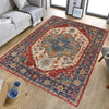 Handmade Persian Design Heriz Rug 9' 1 x 11' 6 (ft) - No. R22062