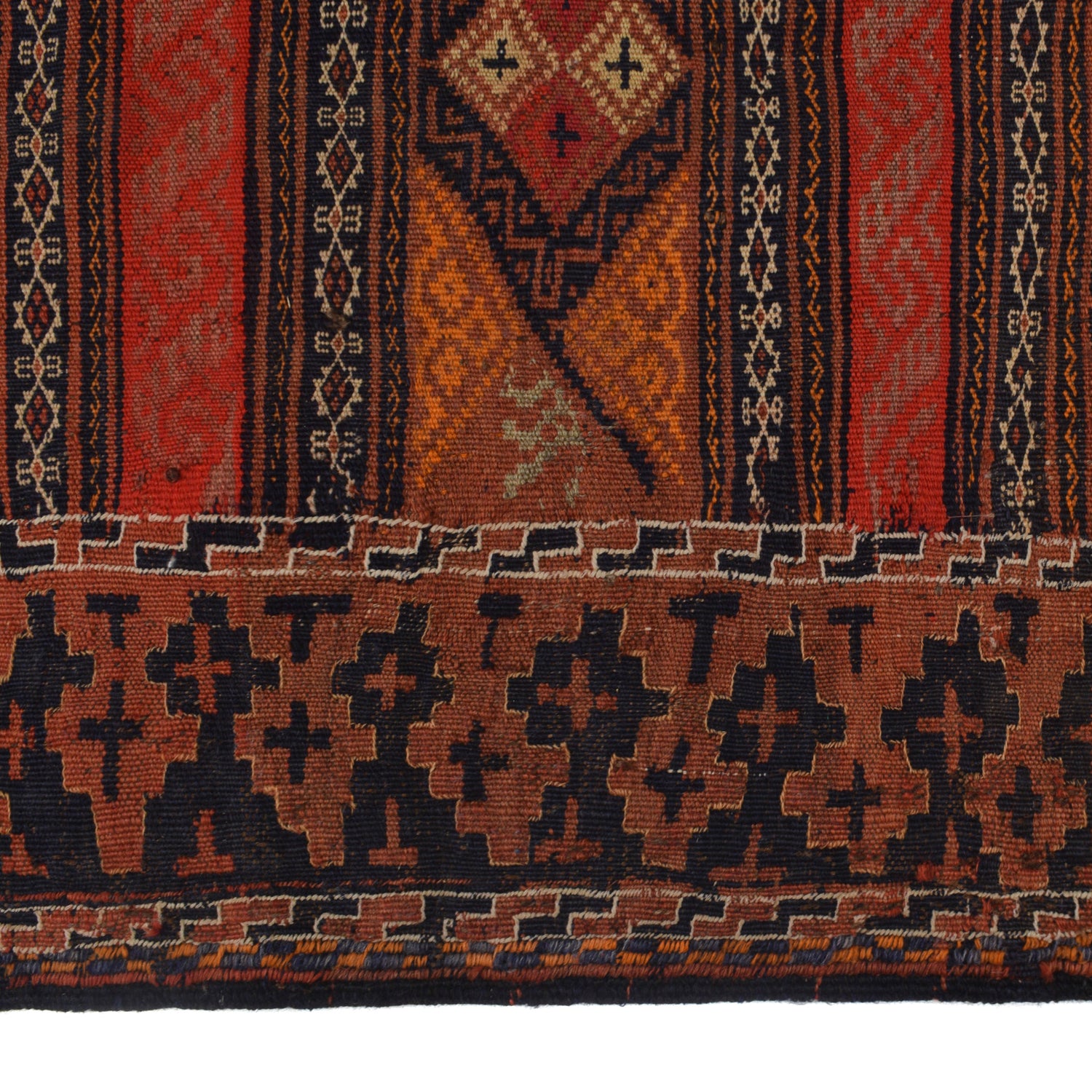Bedroom Flatweave Kilim 4' 6" x 6' 9" (ft) - No. R22254