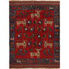 Hand Knotted Birds Pictorial Rug 4' 2" x 5' 7" (ft)- No. R22259