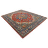 Hand Knotted Persian Design Heriz Rug 7' 9 x 10' 0 (ft) - No. R22269