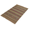 Handmade Flatweave Dhurrie 2' 8 x 4' 4 (ft) - No. R22276