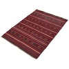 Handmade Flatweave Dhurrie 3' 2 x 4' 4 (ft) - No. R22277