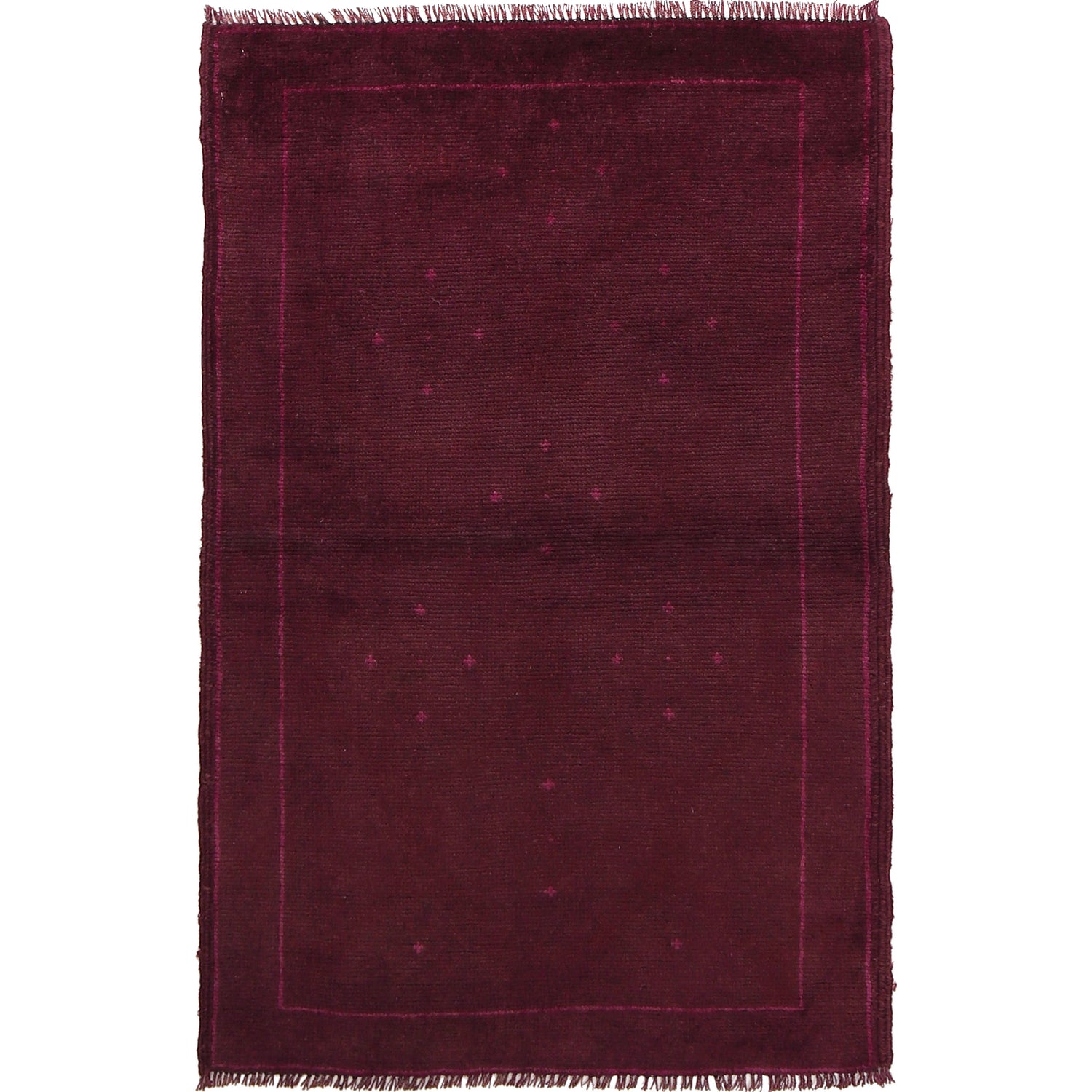 Purple Overdyed Rug 2' 8 x 4' 6 (ft) - No. R22758