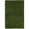 Green Overdye Rug 2' 8 x 4' 2 (ft) - No. R22768