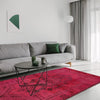 Pink Overdyed Rug 3' 1 x 4' 2 (ft) - No. R22770