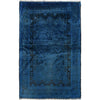 Blue Overdyed Rug 3' 0 x 4' 8 (ft) - No. R22780