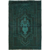 Sea Green Overdyed Rug 2' 7 x 4' 2 (ft) - No. R22782