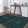 Sea Green Overdyed Prayer Rug 3' 0 x 4' 6 (ft) - No. R22783