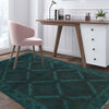 Sea Green Overdyed Rug 2' 6 x 4' 2 (ft) - No. R22789