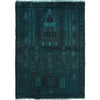 Sea Green Overdyed Prayer Rug 2' 9 x 4' 3 (ft) - No. R22793