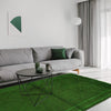 Green Overdye Rug 2' 6 x 4' 2 (ft) - No. R22794