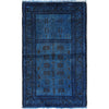 Blue Overdyed Rug 2' 6 x 4' 2 (ft) - No. R22816