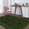 Green Overdyed Rug 2' 6 x 4' 2 (ft) - No. R22817