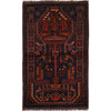 Blue Color Prayer Carpet 3' 2" x 5' 1" (ft) - No. R22823