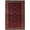 Red Color Baluchi Rug 3' 0 x 4' 6 (ft) - No. R22937