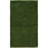 Green Overdyed Rug 2' 6 x 4' 3 (ft) - No. R22969