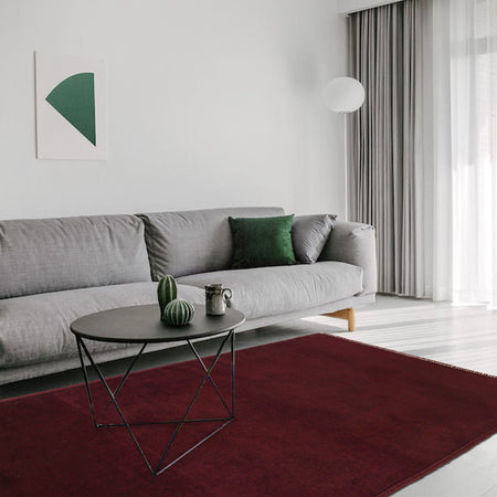 Purple Overdyed Rug 2' 8 x 4' 3 (ft) - No. R22974