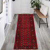 Hand Knotted Bokhara Wool Runner Rug 2' 6 x 6' 4 (ft) - No. R23734