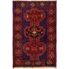 Traditional Baloch Rug 4' 3 x 6' 5 (ft) - No. R23765