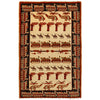 Handmade War Rug 2' 6 x 4' 1 (ft) - No. R23767