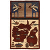 Handmade War Rug 2' 6 x 4' 2 (ft) - No. R23768