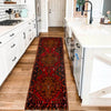 Mashadi Rug 3' 5 x 10' 9 (ft) - No. R24172