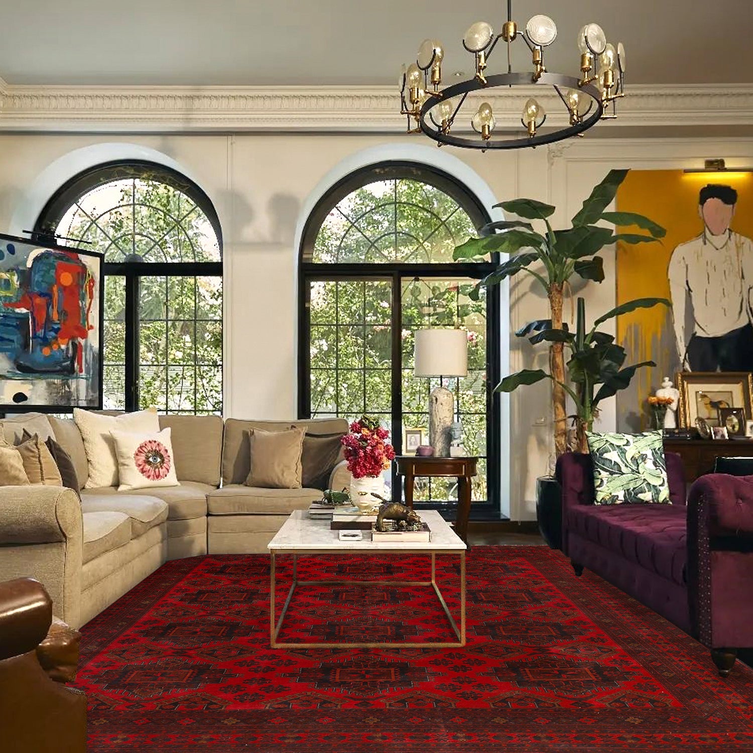 Red Khal Mohammadi Carpet 8' 4" x 11' 7" (ft) - No. R24249