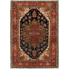 Hand Knotted Persian Design Heriz Rug 4' 0 x 5' 9 (ft) - No. R24373