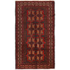 Traditional Baloch Rug 3' 6 x 6' 5 (ft) - No. R24774