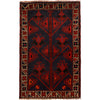 Hand Knotted Baluchi Rug 2' 8 x 4' 7 (ft) - No. R24915