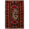 Tribal Baloch Rug 3' 0 x 4' 5 (ft) - No. R25329