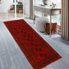 Traditional Red Fil Pa Runner Rug 3' 3 x 7' 9 (ft) - No. R25330