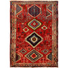 Red Color Baluchi Rug 5' 4 x 7' 5 (ft) - No. R25333