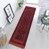 Red Mashwani Short Runner 2' 1 x 8' 2 (ft) - No.R25339