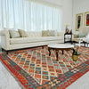 Handmade Vegetable Kilim 6' 6 x 9' 4 (ft) - No. R26155