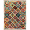 Handmade Vegetable Kilim 4' 7 x 6' 2 (ft) - No. R26248