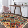 Handmade Vegetable Kilim 4' 7 x 6' 2 (ft) - No. R26248