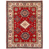 Hand Knotted Kazak Rug 4' 9 x 6' 5 (ft) - No. R26298