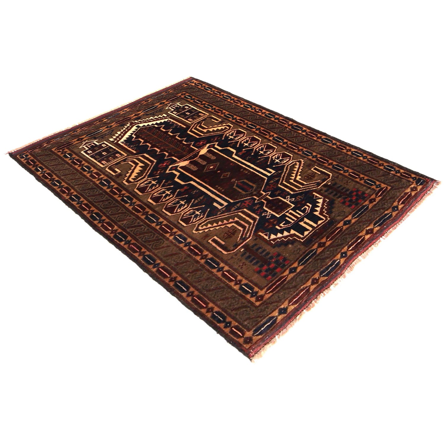 Small Prayer Rug 2' 9" x 3' 10" (ft) - No. R36524