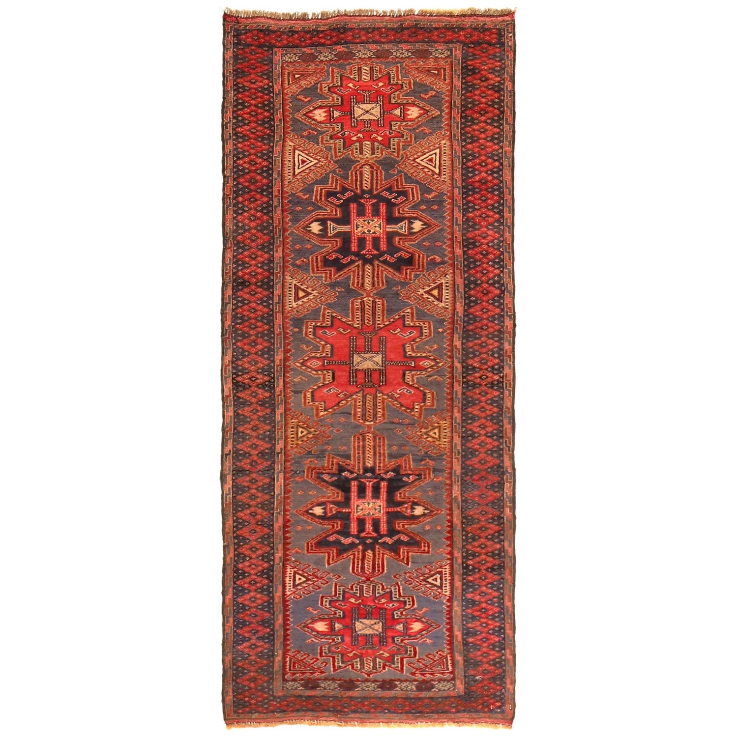 Barjasta Kilim Rug Runner 2' 7" x 6' 6" (ft) - No. R36526