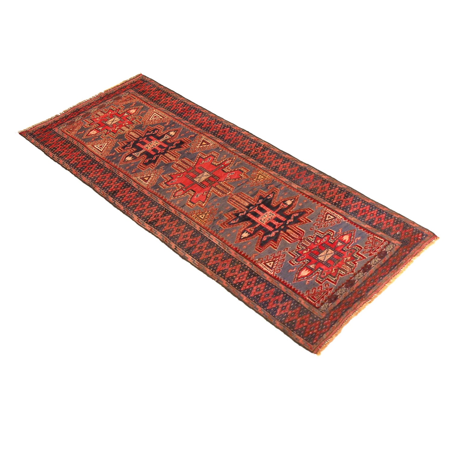 Barjasta Kilim Rug Runner 2' 7" x 6' 6" (ft) - No. R36526