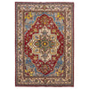 Hand Knotted Persian Design Heriz Rug 4' 11" x 7' 8" (ft) - No. R37370