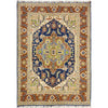 Hand Knotted Persian Design Heriz Rug 3' 11" x 5' 10" (ft) - No. R37376