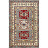Multi Color Kazak Rug 3' 9" x 6' 7" (ft) - No. R37378